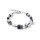 GeoCUBE® Iconic Precious Armband schwarz-weiß