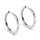 Creolen mit Zirkonia 925/- Silber