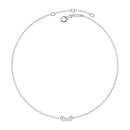 Letters with Love - Armband Buchstabe K Silber