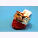 Brillantring in Wickeloptick aus 585/- Gold mit Brillant