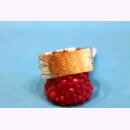 Brillantring in Wickeloptick aus 585/- Gold mit Brillant