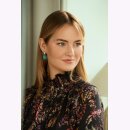 Heide Heinzendorff Einhänger Katzenauge Blau