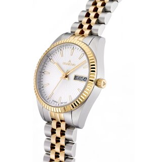 Damenuhr Dugena Venetia Metallband bicolor