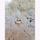 Anhänger Herz aus 585/- Gelbgold