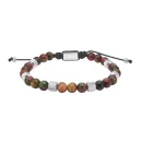 SON Armband Mix Farbe Tigerauge und Stahl
