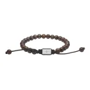 SON Armband Ilmenit Bronzitit mit Stahl
