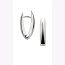 Bastian Inverun Creolen Triangle aus poliertem Silber