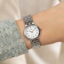Damenuhr Dugena Brenda Weiß Silber