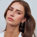 Sif Jakobs Creolen Ellisse Pianura 925/- bicolor