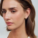 Sif Jakobs Creolen Goccia Circolo aus vergoldetem Silber