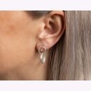 Bastian Inverun Ohrstecker Silver Trio aus rhodiniertem...