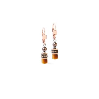Coeur de Lion Ohrringe Princess Earth Glow roségold-braun