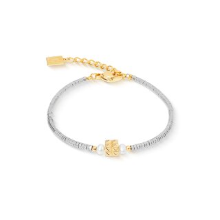 Coeur de Lion Armband Edge & Grace silber-gold