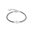 Coeur de Lion Armband Edge & Grace anthrazit-silber