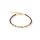 Coeur de Lion Armband golden Whisper braun-oliv