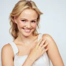 Sif Jakobs Ohrstecker Farfalla aus rhodiniertem Silber...