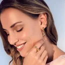 Sif Jakobs Ring Goccia Pianura aus vergoldetem Silber