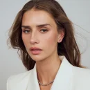 Sif Jakobs Ohrstecker Bormio Piccolo aus rhodiniertem Silber