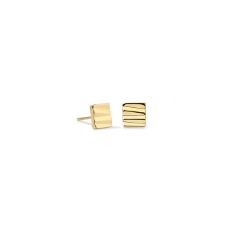 Coeur de Lion Ohrstecker Square Wave gold