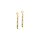 Coeur de Lion Ohrringe golden Whisper braun-oliv