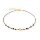 Coeur de Lion Halskette Shape Mix Spikes Smoky Glow
