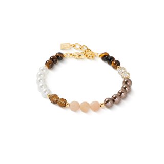 Coeur de Lion Armband Precious Elysia gold-braun