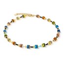Coeur de Lion Halskette Autumn Glow Cube multicolor
