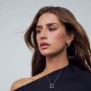 Sif Jakobs Creolen Borsa Pianura aus rhodiniertem Silber