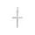 Kreuzanhänger 925/- Silber rhodiniert