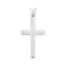 Kreuzanhänger 925/- Silber rhodiniert