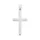 Kreuzanhänger 925/- Silber rhodiniert