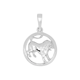Anhänger Löwe 925/- Silber rhodiniert