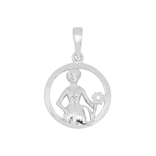 Anhänger Jungfrau 925/- Silber rhodiniert