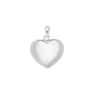 Herzanhänger 925/- Silber rhodiniert