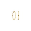 Creolen 14 mm mit Scharnier 925/- Silber vergoldet