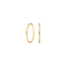 Creolen 16 mm mit Scharnier 925/- vergoldet