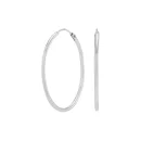 Creolen HOOP 30 mm 925/- Silber rhodiniert