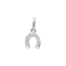 Anhänger Hufeisen 925/- Silber rhodiniert