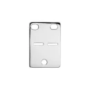 ID-Platte 925/- Silber rh 26x18mm