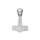 Anhänger Thors Hammer 925/- Silber rhodiniert