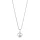 Collier mit Herz und rosa Zirkonia 925/- Silber rhodiniert