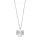 Halskette Engel mit Zirkonia 925/- Silber rhodiniert