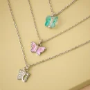 Ohrstecker blauer Schmetterling 925/- Silber rhodiniert