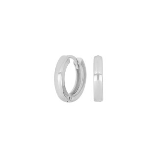 Creolen 14mm 925/- Silber rhodiniert