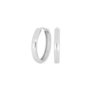 Creolen 19mm 925/- Silber rhodiniert