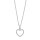 Halskette Herz 925/- Silber rhodiniert mit Zirkonia