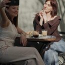 Armbanduhr Dugena Sienna Grün Metallband goldfarben