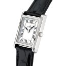 Damenuhr Dugena Quadra Classica Lederband schwarz