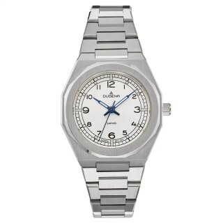 Damenuhr Dugena München Edelstahl Silber