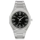 Herrenuhr Dugena München Schwarz Edelstahl